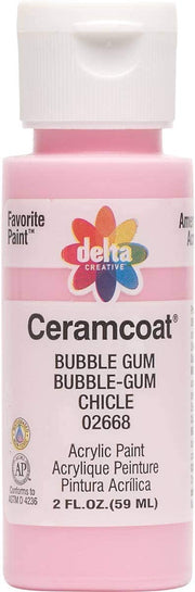 CERAMCOAT Acrylic Paint 59ml 2floz - BUBBLEGUM
